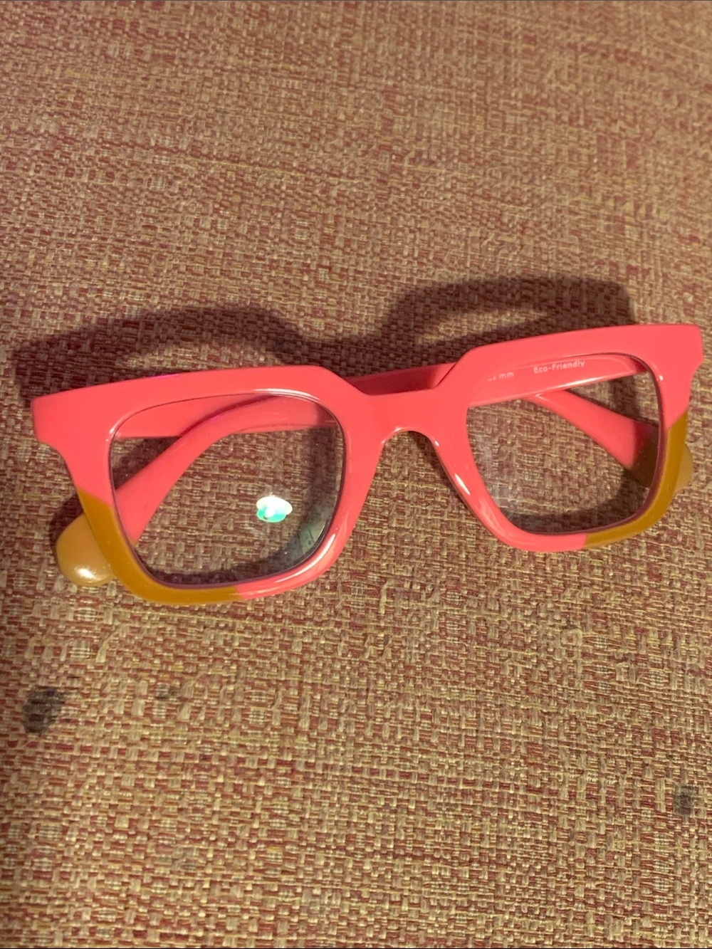 Colorblock Pink and Brown Square 1.5 progressive